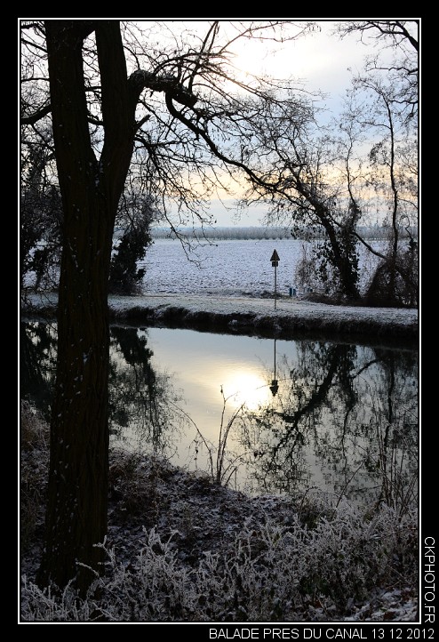 Balade au Canal à Muntzenheim le13 décembre 2012